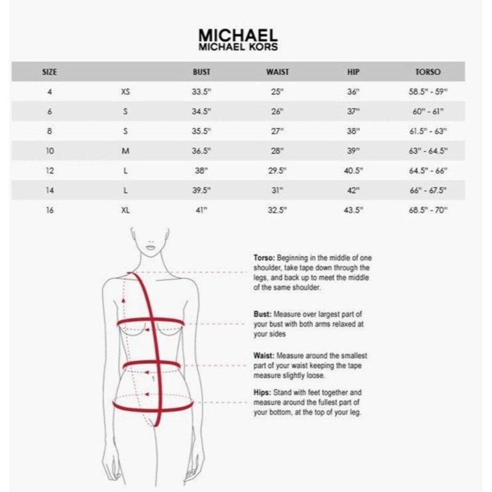 Michael Kors One Shoulder Underwire Shaping Swimsuit Size 12 NWOT $106 - Picture 3 of 8